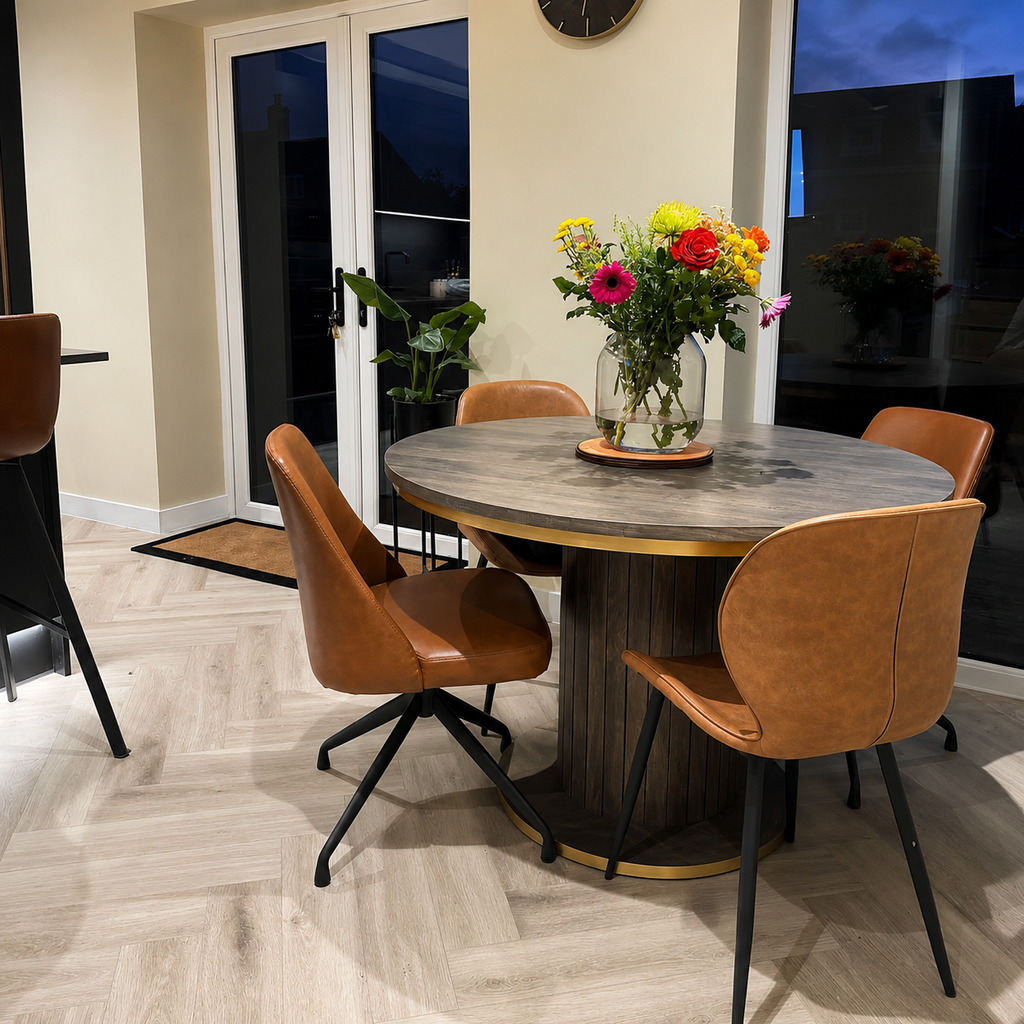 Prestige Iris Oak Herringbone Laminate Flooring 8mm