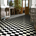 Ecostep Black White marble Flooring 019D